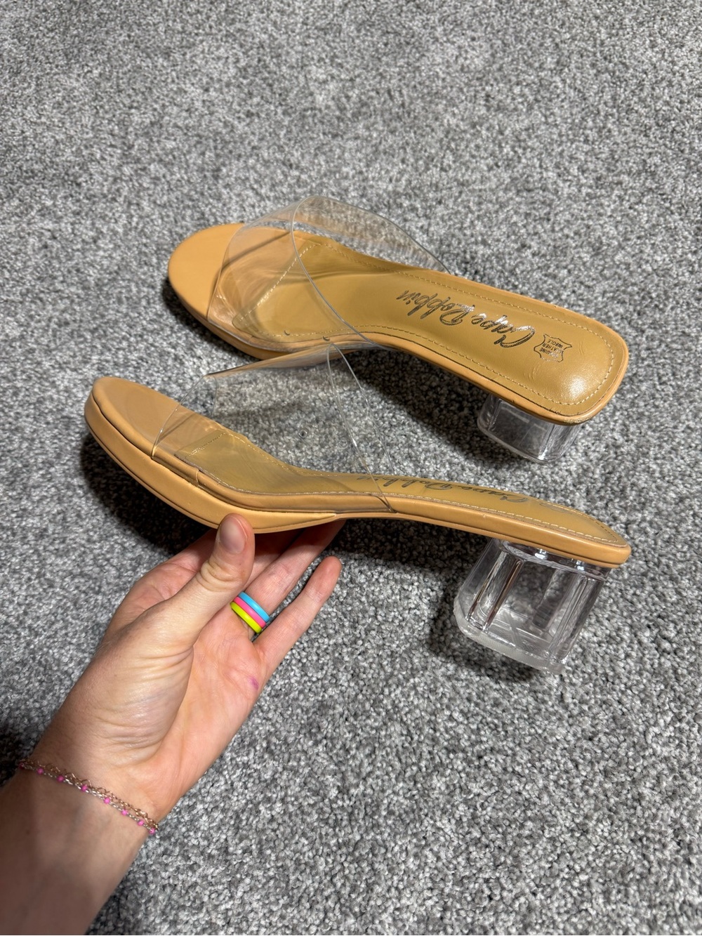 Women’s Clear Heels -Size 9